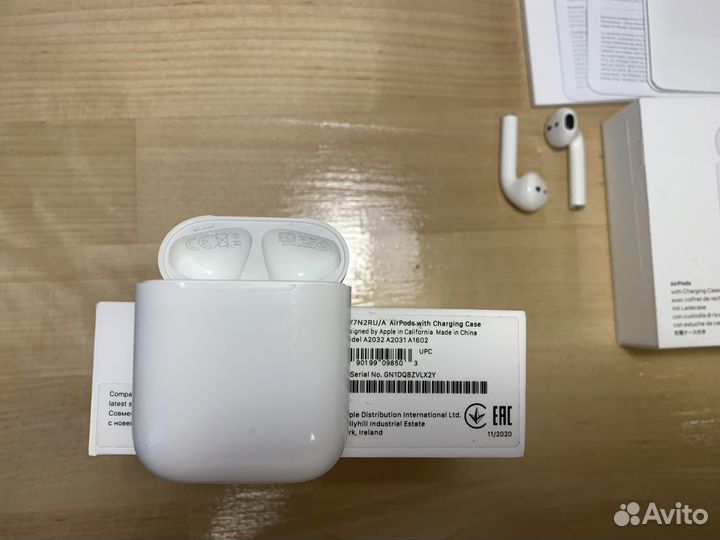 Наушники apple airpods 2 оригинал