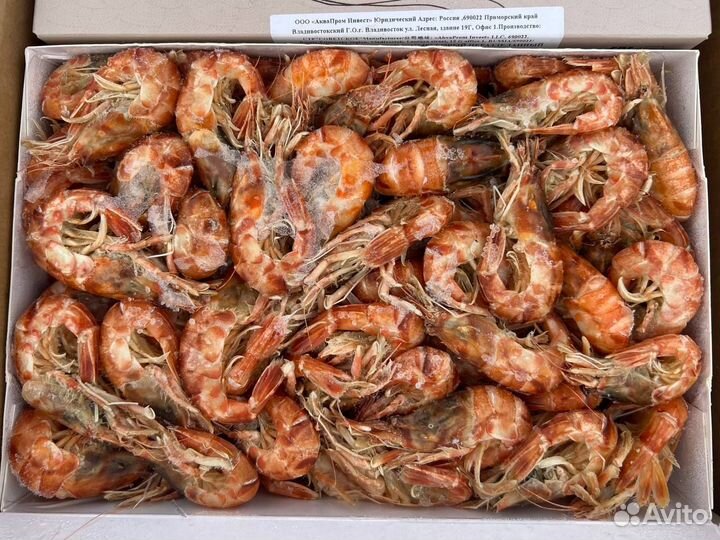 Икра. Креветка Медведка 50/80,без глазури