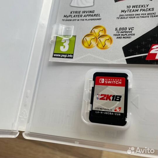 Игра NBA 2K18 для Nintendo Switch