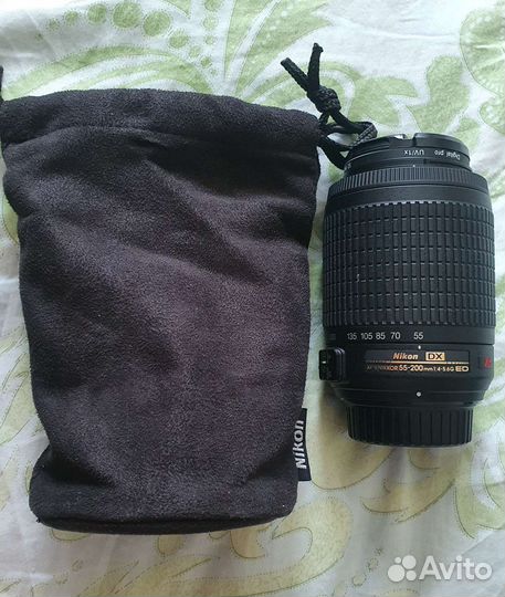 Объектив nikon 55 200 mm 1:4-5.6 G
