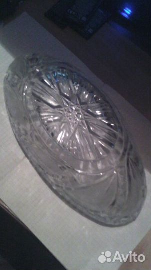 Хрустальный салатник времён СССР