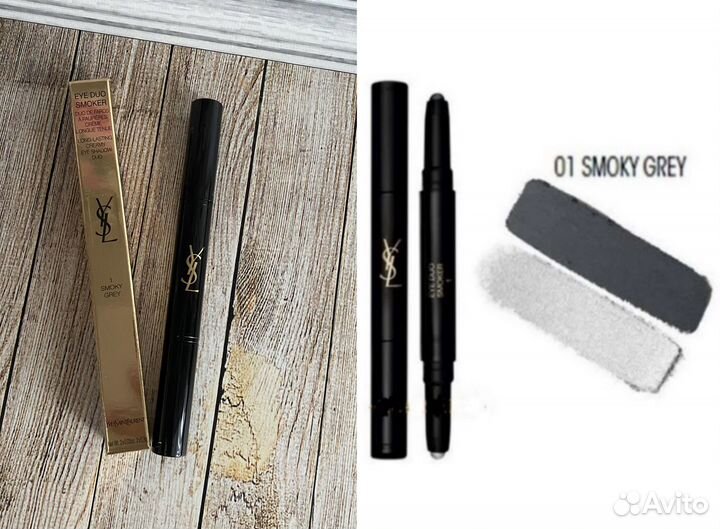 YSL Eye Duo Smoker Тени #01