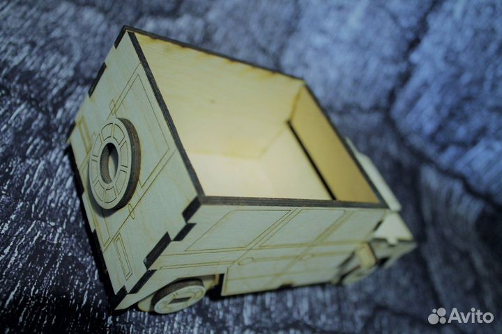 Гелик, Газ аа из фанеры