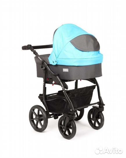 Коляска 2 в 1 babyton rocky blue 52