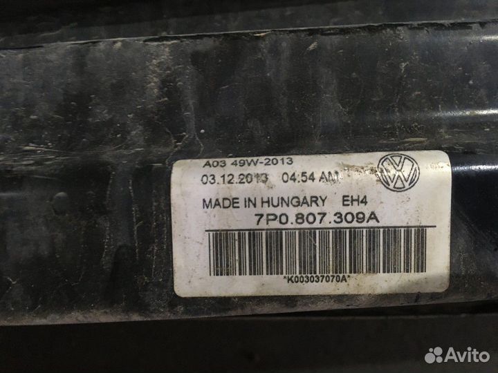 Усилитель заднего бампера (Volkswagen Touareg)