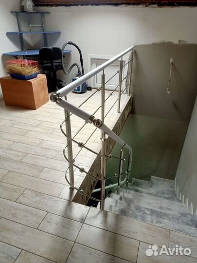 Перила с поручнем пвх