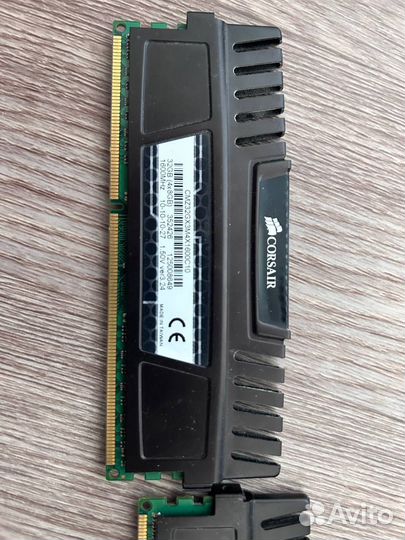 DDR3 Corsair Vengeance 16 gb (2x8) 1600 Mhz