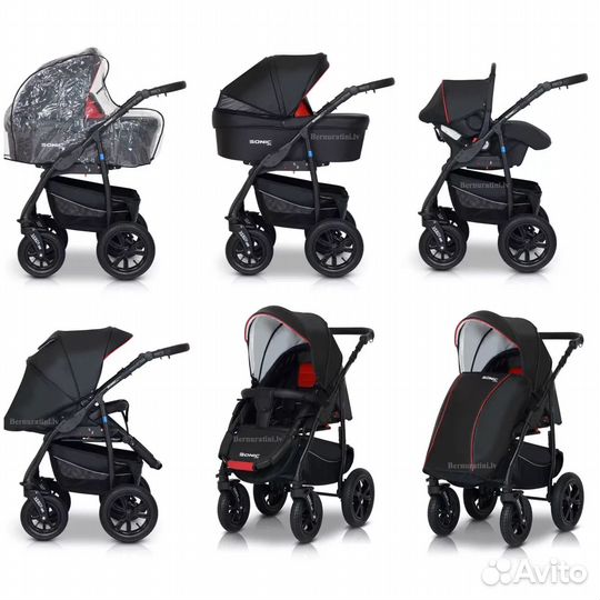 Коляска Verdi Sonic Plus Pro 3 в 1