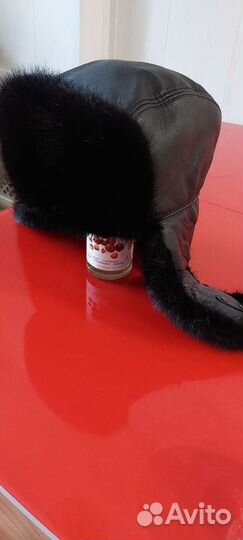 Норковая шапка мужская