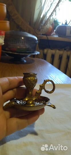 Подсвечники СССР латунь