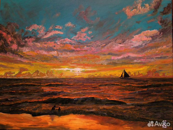 Картина маслом на холсте 