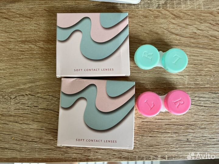 Линзы контактные цветные серые