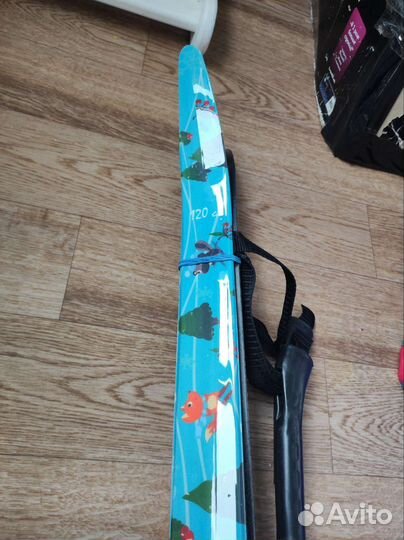Лыжи беговые детские 120см