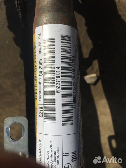 Шторки безопасности Mercedes W219 Cls-Class