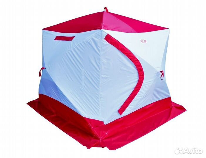 Палатка для зимней рыбалки куб 3 слоя, 4-местная