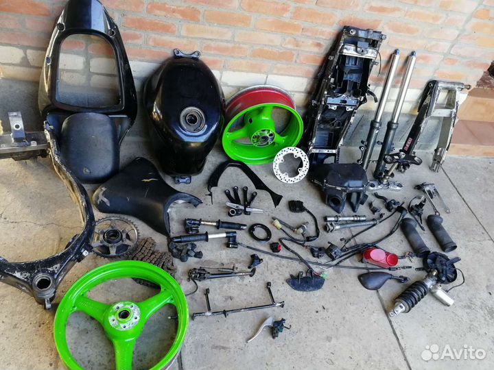 Kawasaki zx6r Разбор Запчасти