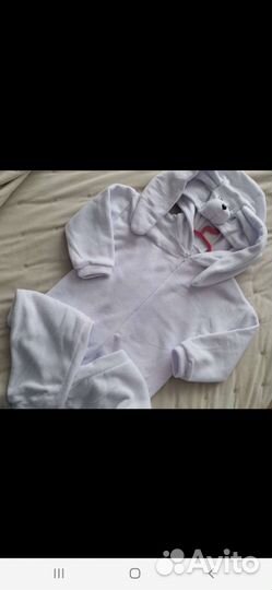 Новогодний костюм зайчика 98-104