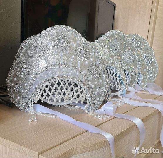 Кокошник для Снегурочки