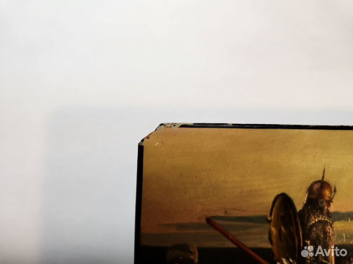 Шкатулка Федоскино 1951г