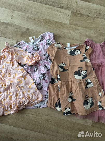 Одежда платья пакетом для девочки 92 98