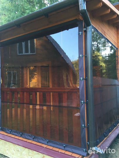 Мягкие окна для беседки