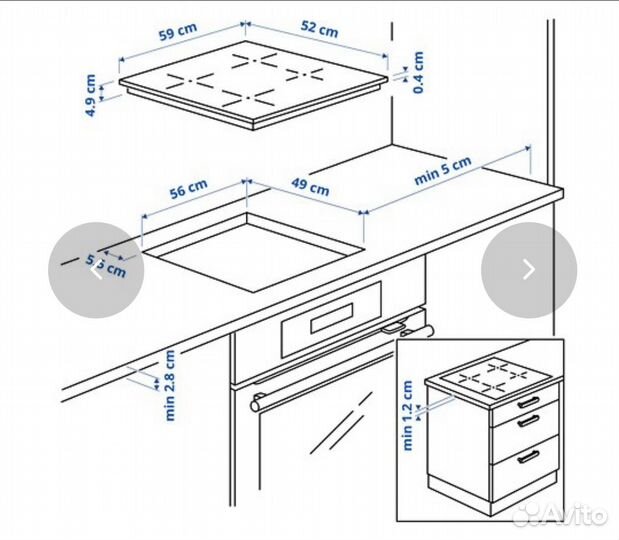Индукционная варочная панель ikea/electrolux