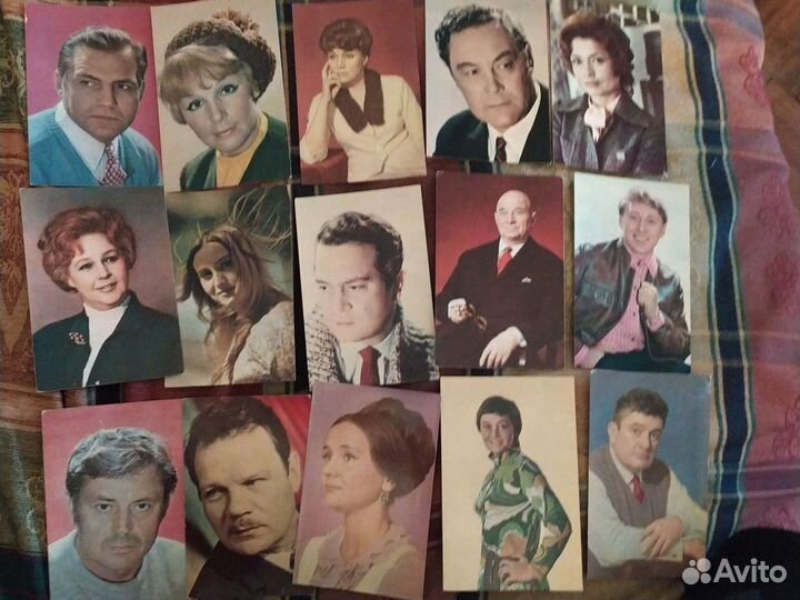 Открытки актеры Советского киноискусства