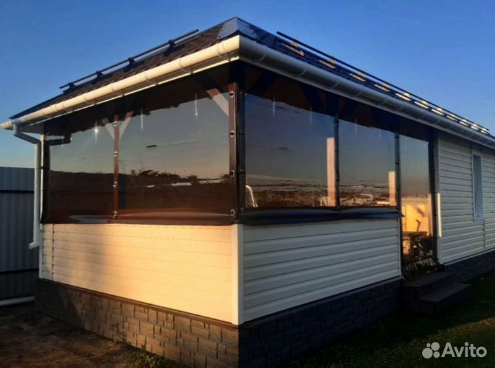 Мягкие окна для террас и беседок