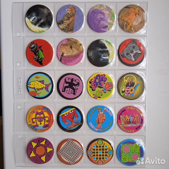 Фишки сотки кэпсы разные