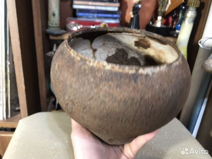 Чугунный чугунок тяжелый СССР