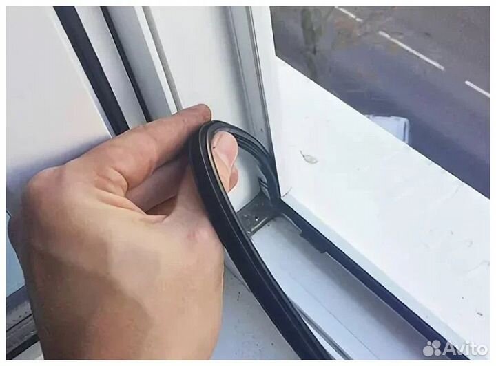 Замена уплотнителя на окнах