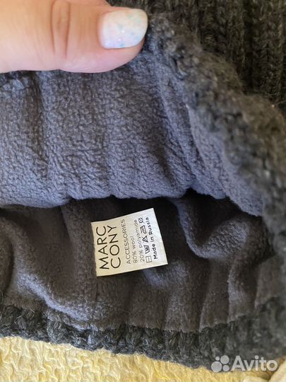 Шапка вязаная женская