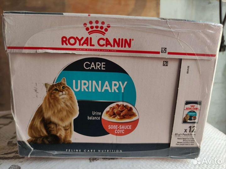 Влажный корм для кошек royal canin urinary