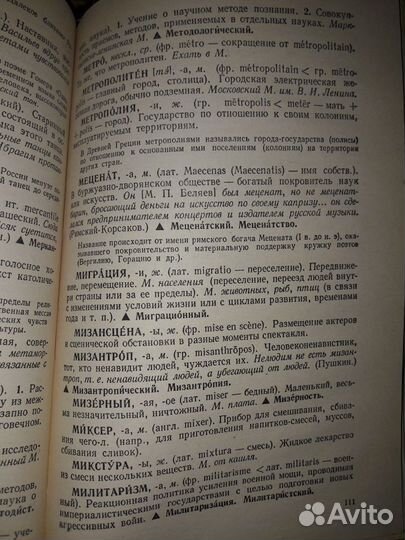 Школьный словарь СССР 1983 год