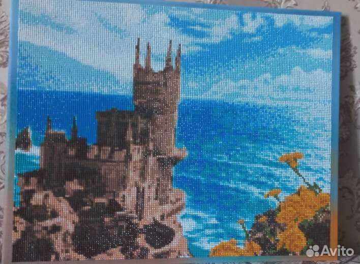 Готовая картина алмазная мозаика