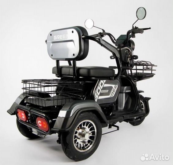 Скутер Трицикл Электро green X7pro