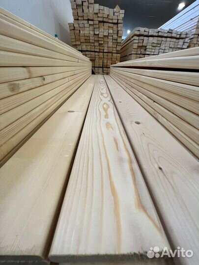 Планкен прямой за м2 20 мм 95 мм 6000 мм, ав