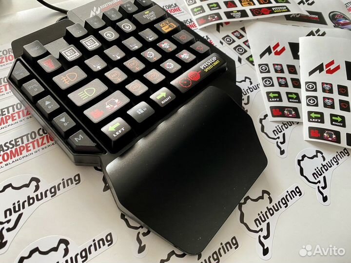 Игровая клавиатура для Assetto Corsa (баттонбокс)