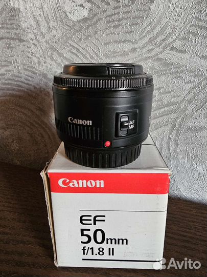 Объектив canon ef 50mm f 1 8 ii