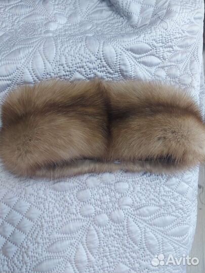 Повязка на голову из соболя