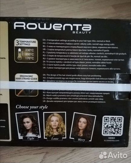 Плойка для волос Rowenta So curls