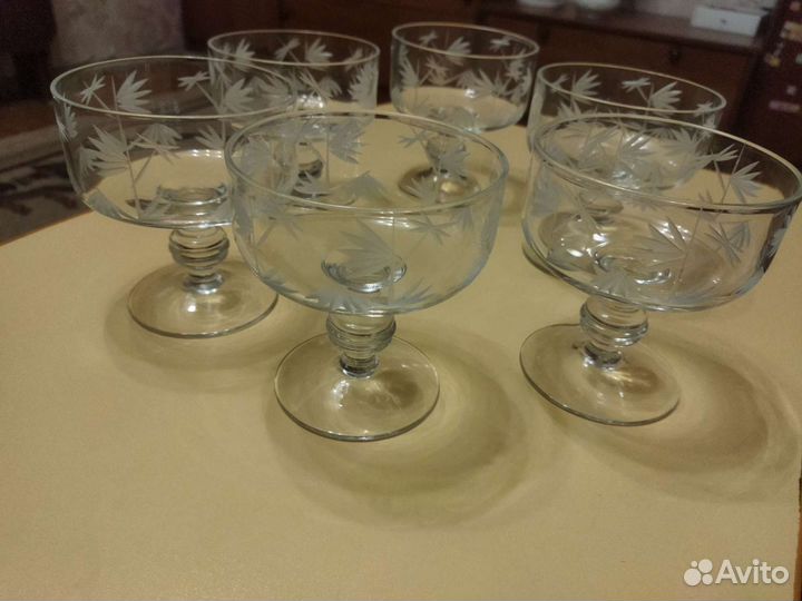 Креманки для мороженого, сделано в СССР, стаканы д