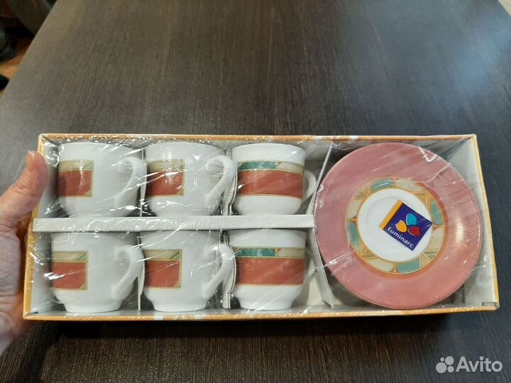 Сервиз кофейный, Luminarc France, Новый