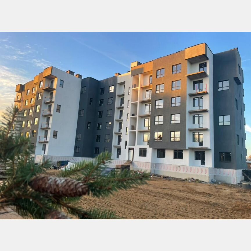 2-к. квартира, 44,8 м², 2/6 эт.