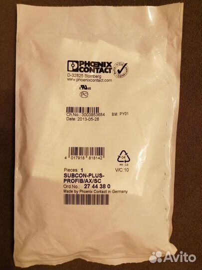 Штекер Profibus PhoenixContact 2744380