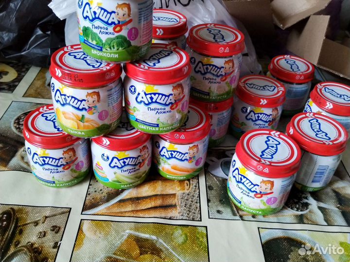 Овощное пюре агуша