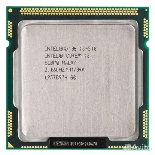 Процессор Intel core i3-540