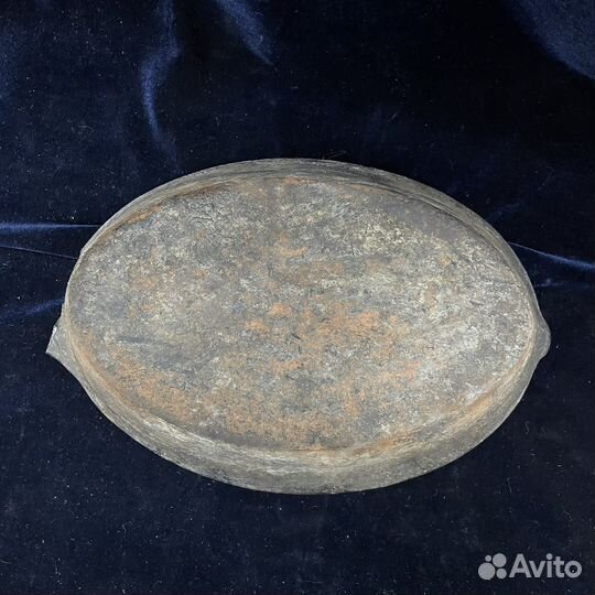 Старинное блюдо утятница керамика глина