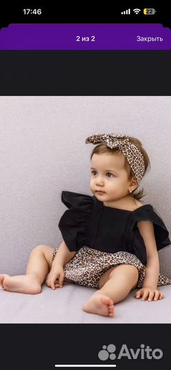 Платье боди для девочки 80 86