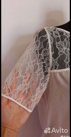 Топ Claudie Pierlot 46 футболка с кружевом